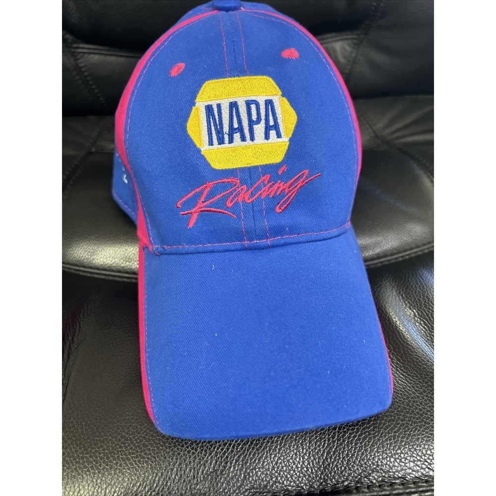 Napa Racing Cap Hat Ron Copp #28 Cancer Awareness Adjustable Fit Blue NASCAR